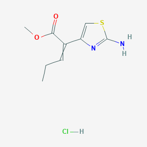 (Z)-Methyl 2-(2-aminothiazol-4-yl)pent-2-enoate hydrochloride