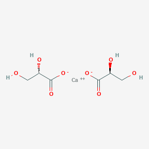 molecular formula C6H10CaO8 B1148855 L-Glyceric acid hemicalcium salt CAS No. 14028-63-8