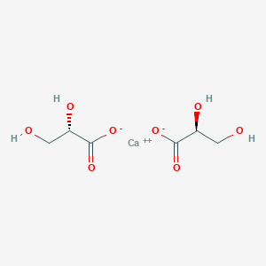 molecular formula C3H6CaO4 B1148855 L-Glyceric acid hemicalcium salt CAS No. 14028-63-8