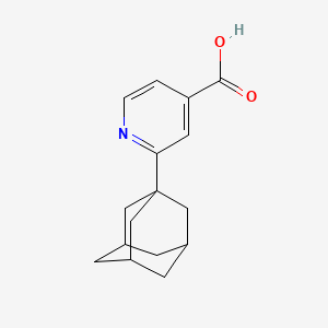 molecular formula C16H19NO2 B11488611 2-(Adamantan-1-YL)pyridine-4-carboxylic acid 