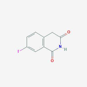 molecular formula C9H6INO2 B1148865 7-Iodoisoquinoline-1,3(2H,4H)-dione CAS No. 1260649-46-4
