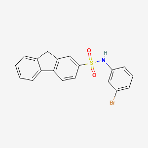 N-(3-bromophenyl)-9H-fluorene-2-sulfonamide