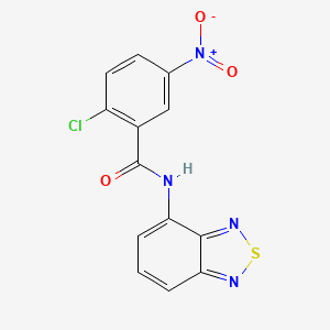 N-(2,1,3-benzothiadiazol-4-yl)-2-chloro-5-nitrobenzamide