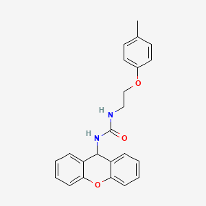 1-[2-(4-methylphenoxy)ethyl]-3-(9H-xanthen-9-yl)urea