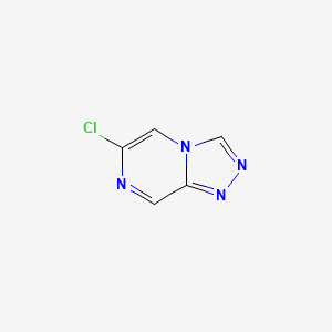 molecular formula C5H3ClN4 B1148870 6-Chloro-[1,2,4]triazolo[4,3-a]pyrazine CAS No. 1314974-66-7