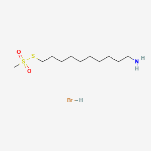 molecular formula C11H26BrNO2S2 B1148871 10-Aminodecylmethanethiosulfonate Hydrobromide CAS No. 1216881-94-5