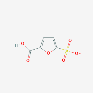 molecular formula C5H3O6S- B11488768 5-Carboxyfuran-2-sulfonate 