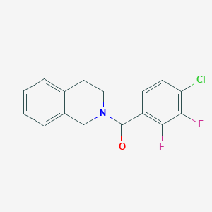 (4-chloro-2,3-difluorophenyl)(3,4-dihydroisoquinolin-2(1H)-yl)methanone