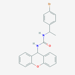 1-[1-(4-bromophenyl)ethyl]-3-(9H-xanthen-9-yl)urea