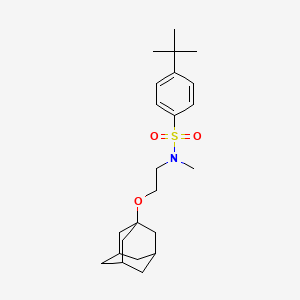 N-[2-(1-adamantyloxy)ethyl]-4-tert-butyl-N-methylbenzenesulfonamide