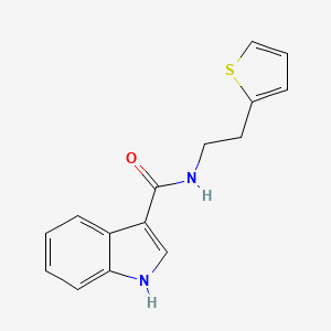 N-[2-(thiophen-2-yl)ethyl]-1H-indole-3-carboxamide