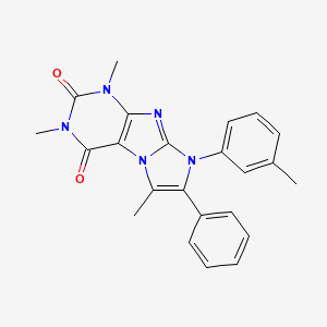 1,3,6-trimethyl-8-(3-methylphenyl)-7-phenyl-1H-imidazo[2,1-f]purine-2,4(3H,8H)-dione