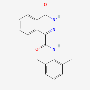 molecular formula C17H15N3O2 B11489317 N-(2,6-dimethylphenyl)-4-oxo-3,4-dihydrophthalazine-1-carboxamide 