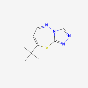 8-Tert-butyl-[1,2,4]triazolo[3,4-b][1,3,4]thiadiazepine