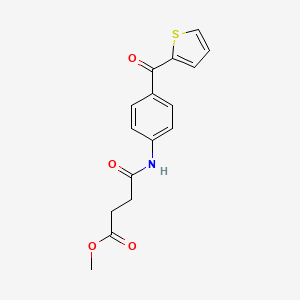 Methyl 4-oxo-4-{[4-(thiophen-2-ylcarbonyl)phenyl]amino}butanoate