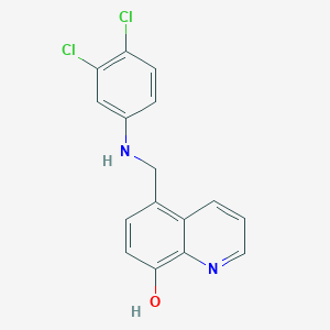 5-{[(3,4-Dichlorophenyl)amino]methyl}quinolin-8-ol