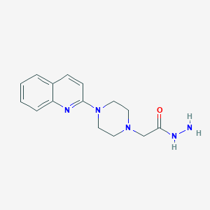 2-[4-(Quinolin-2-yl)piperazin-1-yl]acetohydrazide