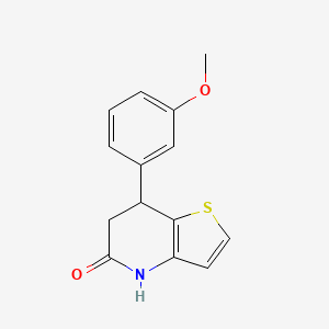 7-(3-methoxyphenyl)-6,7-dihydrothieno[3,2-b]pyridin-5(4H)-one