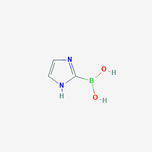 molecular formula C3H5BN2O2 B1148954 1H-imidazol-2-ylboronic acid CAS No. 1219080-61-1