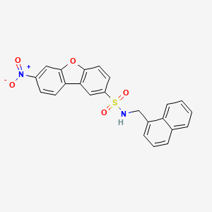 N-(1-naphthylmethyl)-7-nitrodibenzo[b,d]furan-2-sulfonamide