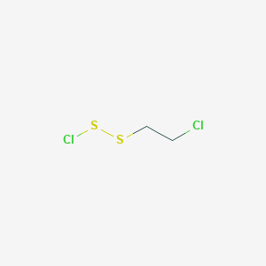 molecular formula C2H4Cl2S2 B1148961 1-Chloro-2-(chlorodisulfanyl)ethane CAS No. 18026-05-6