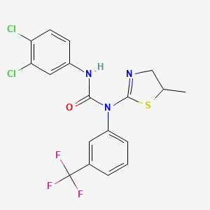 3-(3,4-Dichlorophenyl)-1-(5-methyl-2-thiazolin-2-yl)-1-[3-(trifluoromethyl)phenyl]urea