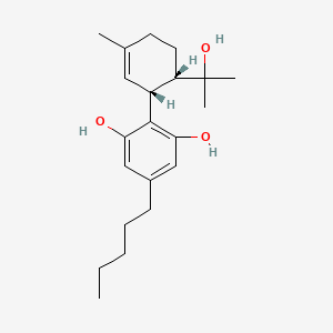 2-[(1R,6S)-6-(2-hydroxypropan-2-yl)-3-methylcyclohex-2-en-1-yl]-5-pentylbenzene-1,3-diol