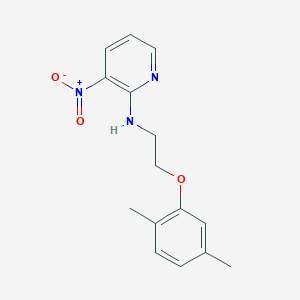 N-[2-(2,5-dimethylphenoxy)ethyl]-3-nitropyridin-2-amine