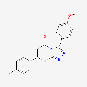 3-(4-methoxyphenyl)-7-(4-methylphenyl)-5H-[1,2,4]triazolo[3,4-b][1,3]thiazin-5-one