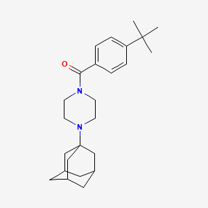 (4-Adamantan-1-ylpiperazin-1-yl)(4-tert-butylphenyl)methanone