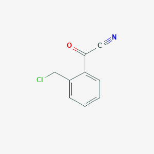 molecular formula C9H6ClNO B1149010 2-(Chloromethyl)benzoyl cyanide CAS No. 155380-13-5