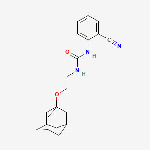 N-[2-(1-adamantyloxy)ethyl]-N'-(2-cyanophenyl)urea