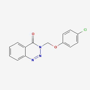 1,2,3-Benzotriazin-4(3H)-one, 3-[(4-chlorophenoxy)methyl]-