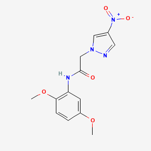 N-(2,5-dimethoxyphenyl)-2-(4-nitro-1H-pyrazol-1-yl)acetamide