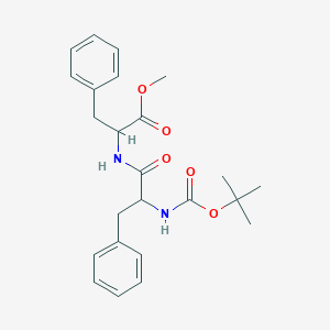 Methyl 2-[[2-[(2-methylpropan-2-yl)oxycarbonylamino]-3-phenylpropanoyl]amino]-3-phenylpropanoate