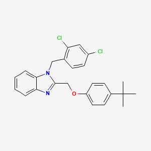 2-[(4-tert-butylphenoxy)methyl]-1-(2,4-dichlorobenzyl)-1H-benzimidazole