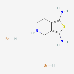 4,5,6,7-Tetrahydrothieno[3,4-c]pyridine-1,3-diamine dihydrobromide