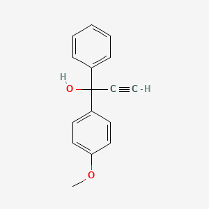molecular formula C16H14O2 B1149036 1-(4-Methoxyphenyl)-1-phenylprop-2-yn-1-ol CAS No. 13632-62-7