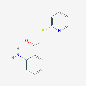 Ethanone, 1-(2-aminophenyl)-2-(pyridin-2-ylsulfanyl)-