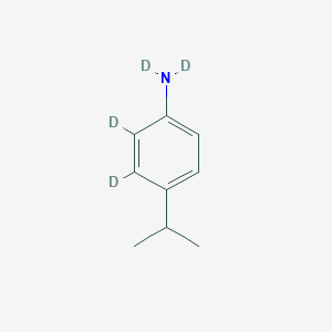molecular formula C9H9D4N B1149042 2,3,5,6-Tetradeuterio-4-propan-2-ylaniline CAS No. 1219804-95-1