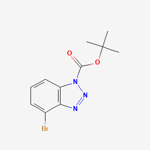tert-butyl 4-bromo-1H-benzo[d][1,2,3]triazole-1-carboxylate