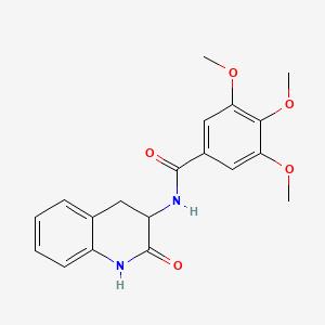 3,4,5-trimethoxy-N-(2-oxo-1,2,3,4-tetrahydroquinolin-3-yl)benzamide