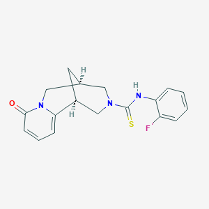 (5R)-N-(2-fluorophenyl)-8-oxo-1,5,6,8-tetrahydro-2H-1,5-methanopyrido[1,2-a][1,5]diazocine-3(4H)-carbothioamide