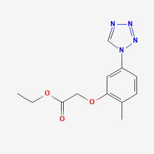 ethyl [2-methyl-5-(1H-tetrazol-1-yl)phenoxy]acetate