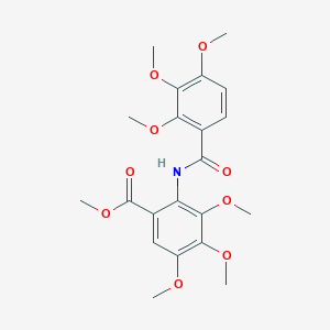 Methyl 3,4,5-trimethoxy-2-{[(2,3,4-trimethoxyphenyl)carbonyl]amino}benzoate