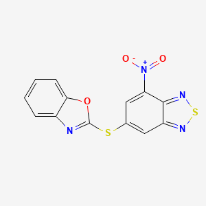 6-(1,3-Benzoxazol-2-ylsulfanyl)-4-nitro-2,1,3-benzothiadiazole