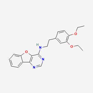 N-[1]benzofuro[3,2-d]pyrimidin-4-yl-N-(3,4-diethoxyphenethyl)amine