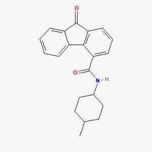 N-(4-methylcyclohexyl)-9-oxo-9H-fluorene-4-carboxamide