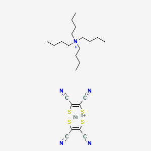 molecular formula C22H32N5NiS4 B1149129 Tetrabutylammonium Bis(maleonitriledithiolato)nickel(III) Complex CAS No. 18958-62-8