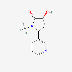 molecular formula C11H13D3N2O B1149135 反式-3'-羟基可替宁-d3 CAS No. 159956-78-2